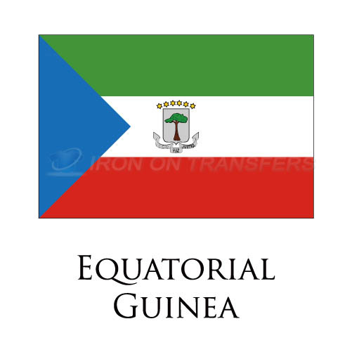 Equatorial Guinea flag Iron-on Stickers (Heat Transfers)NO.1867